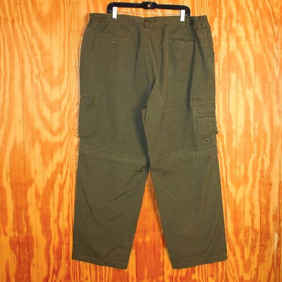 RedHead Convertible Cargo Pants/Shorts - Olive Green - Size 42x30 - Picture 2 of 10